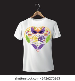 
Mardi Gras day T-shirt design