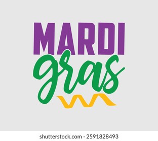 Mardi Gras, Mardi Gras Design Idea, Retro Mardi Gras T-shirt - Fat Tuesday Carnival t shirt design