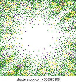 Mardi Gras dot background.