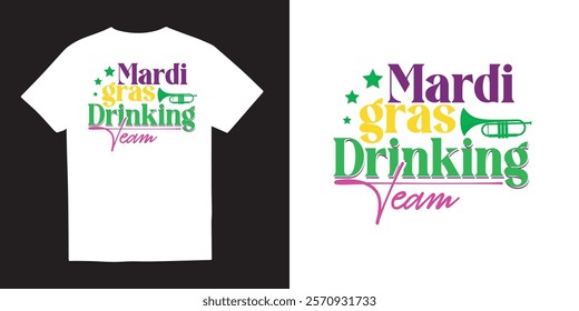 Mardi gras drinking team tshirt design, Mardi Gras Tshirt design, Happy Mardi Gras Png, Fleur De Lis Png, Mardi Gras Coquette Bow tshirt design, Hand Drawn, Brushstroke