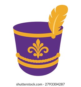 Sombrero tambor Mardi gras