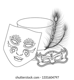 mardi gras elements