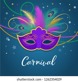 Mardi Gras - Fat Tuesday Carnival celebration template
