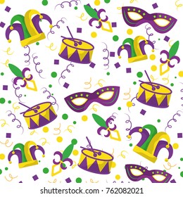 Mardi Gras Fleur De Lis Mask Stock Vector (Royalty Free) 762082021