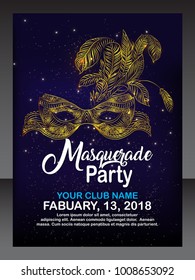 Mardi Gras flyer