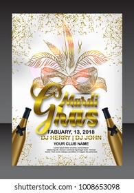 Mardi Gras flyer