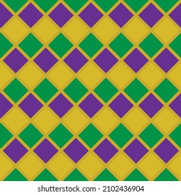 Mardi Gras Geometric pattern, Mardi Gras seamless pattern, pattern with Fat Tuesday colors