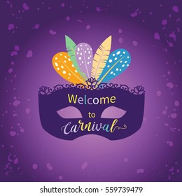 Mardi Gras line marble pattern, Vector illustration. Ideal for patterns, web page background, textiles, holiday greeting cards.