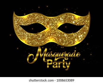 Mardi Gras logo for flyer