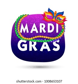 Mardi Gras logo for flyer