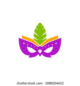 mardi gras mask design vector illustration.