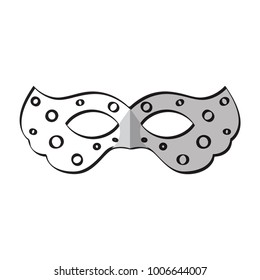 Mardi gras mask icon