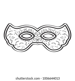 Mardi gras mask icon
