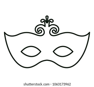 mardi gras mask icon