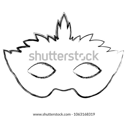 mardi gras mask icon