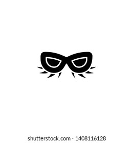 Mardi gras, mask icon. Simple glyph, flat vector of Mardi Gras icons for UI and UX, website or mobile application