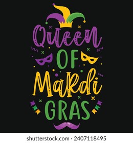 Mardi gras or Mexican festivals typography tshirt design 