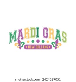 Mardi Gras New Orleans T Shirt Design