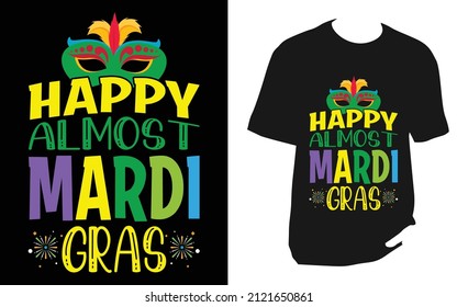 Mardi Gras Party T-shirt Design 