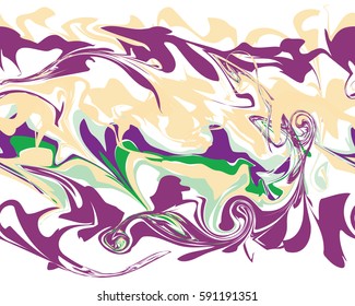Mardi Gras seamless line marble pattern, Vector illustration. Ideal for wallpaper, patterns, web page background, textiles, holiday greeting cards.