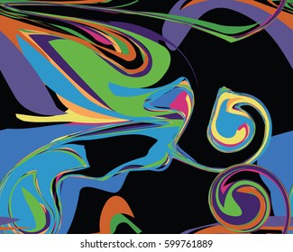 Mardi Gras seamless line marble pattern, Vector illustration. Ideal for wallpaper, patterns, web page background, textiles, holiday greeting cards.
