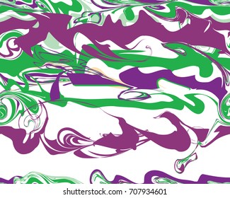 Mardi Gras seamless line marble pattern, Vector illustration. Ideal for wallpaper, patterns, web page background, textiles, holiday greeting cards.