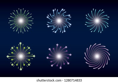 mardi gras set splash lights
