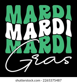 Mardi Gras, Mardi Gras shirt print template, Typography design for Carnival celebration, Christian feasts, Epiphany, culminating  Ash Wednesday, Shrove Tuesday.