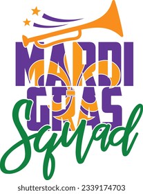 Mardi Gras Squad - Mardi Gras Design