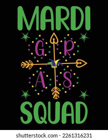 Mardi Gras squad Mardi Gras SVG Design, SVG bundle, Mardi Gras new, free pic, Mardi Gras t-shirt, ready to print, cut file,  T-shirt design bundle, new SVG design, 