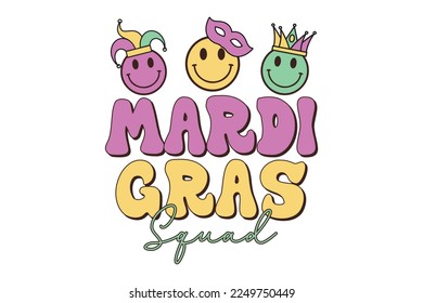 Mardi Gras Sublimation vector t-shirt design