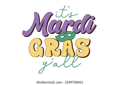 Mardi Gras Sublimation vector t-shirt design