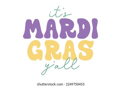 Mardi Gras Sublimation vector t-shirt design