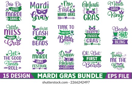 Mardi Gras SVG Bundle, Funny Mardi Gras BUNDLE, Mardi Gras design