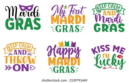 Mardi Gras SVG Design Bundle