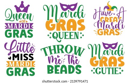 Mardi Gras SVG Design Bundle