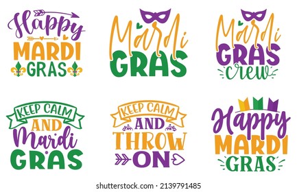 Mardi Gras SVG Design Bundle