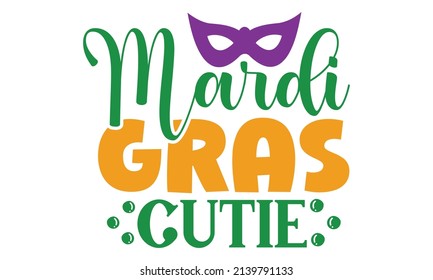 Mardi Gras SVG Design Template