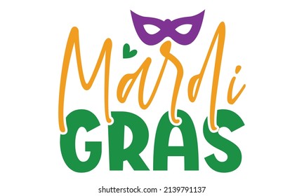 Mardi Gras SVG Design Template