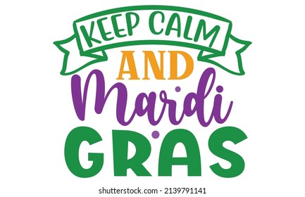 Mardi Gras SVG Design Template