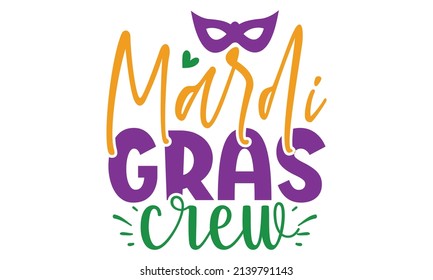 Mardi Gras SVG Design Template