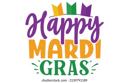 Mardi Gras SVG Design Template