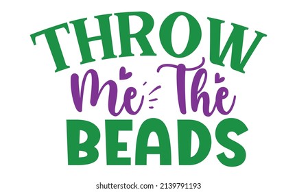 Mardi Gras SVG Design Template