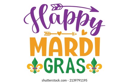 Mardi Gras SVG Design Template