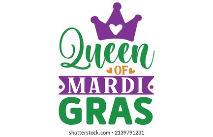 Mardi Gras SVG Design Template