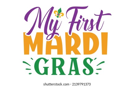 Mardi Gras SVG Design Template