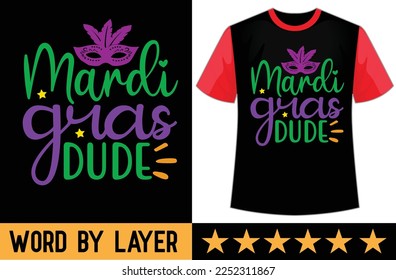 Mardi gras svg t shirt design