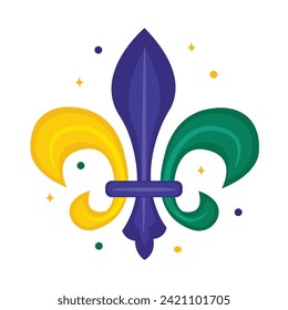 Mardi gras symbol illustration vector