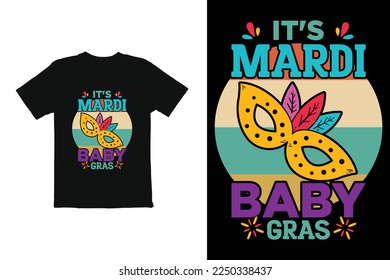 mardi gras t shirt design vector. funny mardi gras shirt graphic