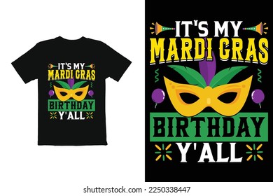 mardi gras t shirt design vector. funny mardi gras shirt graphic